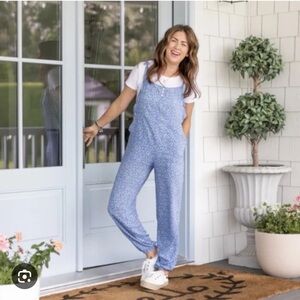 Smash and Tess Jillyalls blue floral romper